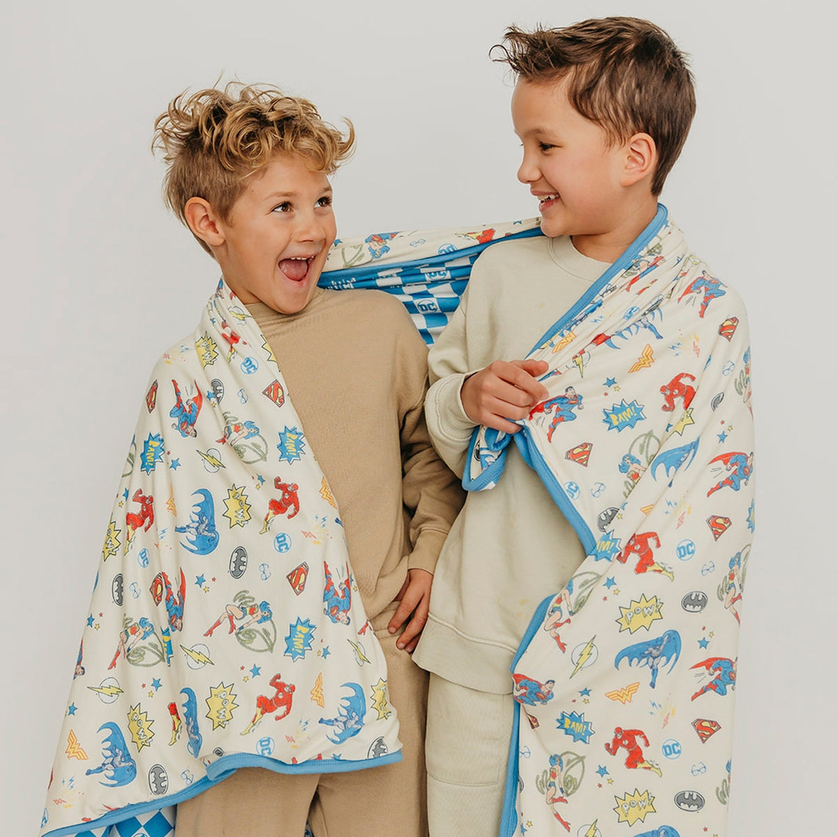 Three-Layer Jumbo Quilt - Justice League