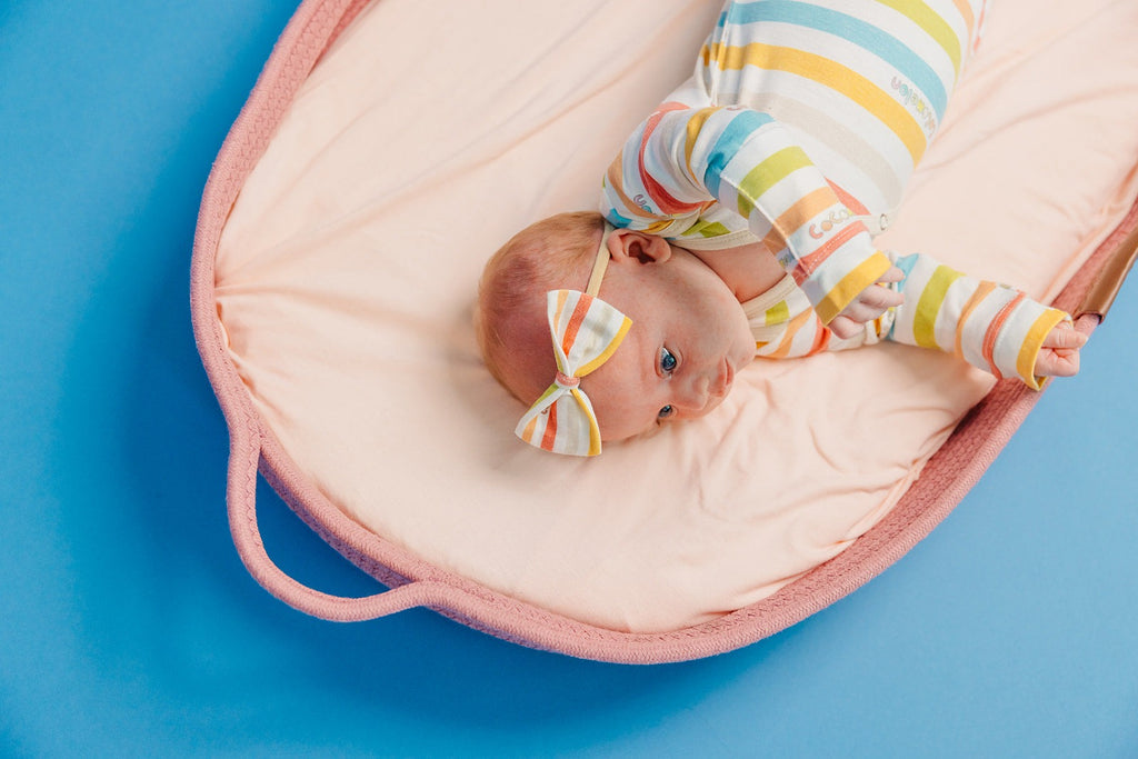 Bowtie Baby Bow - CoComelon Stripe