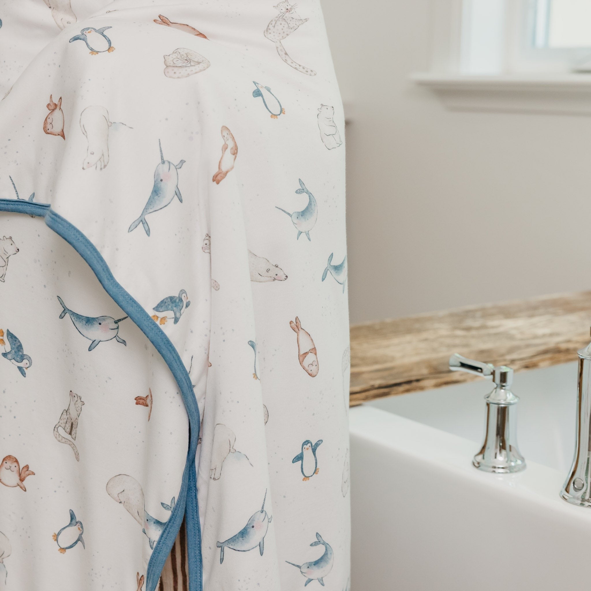 Premium Big Kid Hooded Towel - Arctic Wonder
