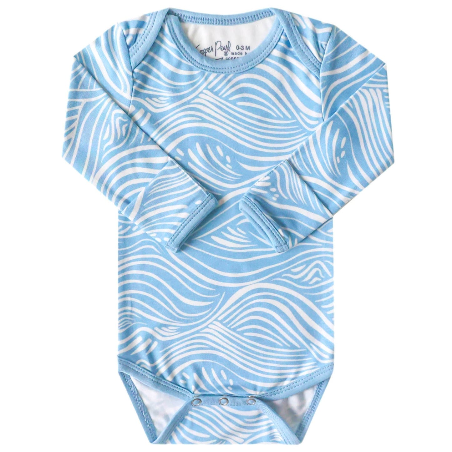 Long Sleeve Bodysuit - Surf