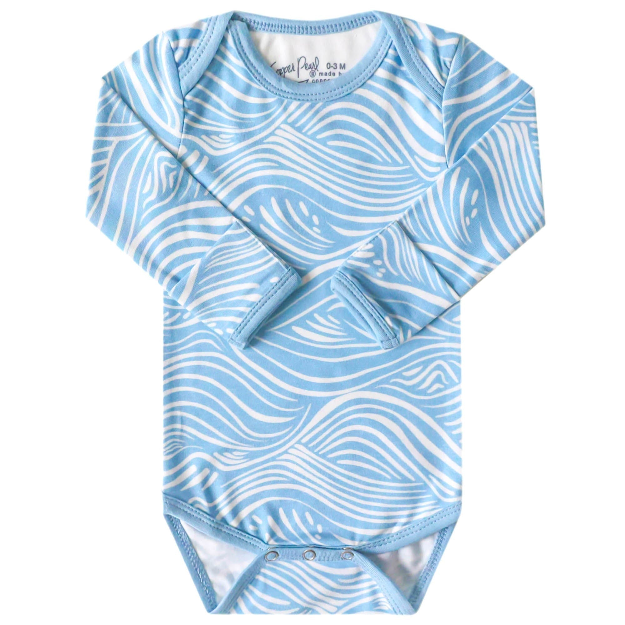 Long Sleeve Bodysuit - Surf