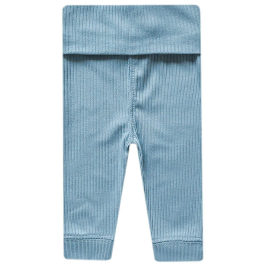 Rib Knit Baby Pants - Atlantic