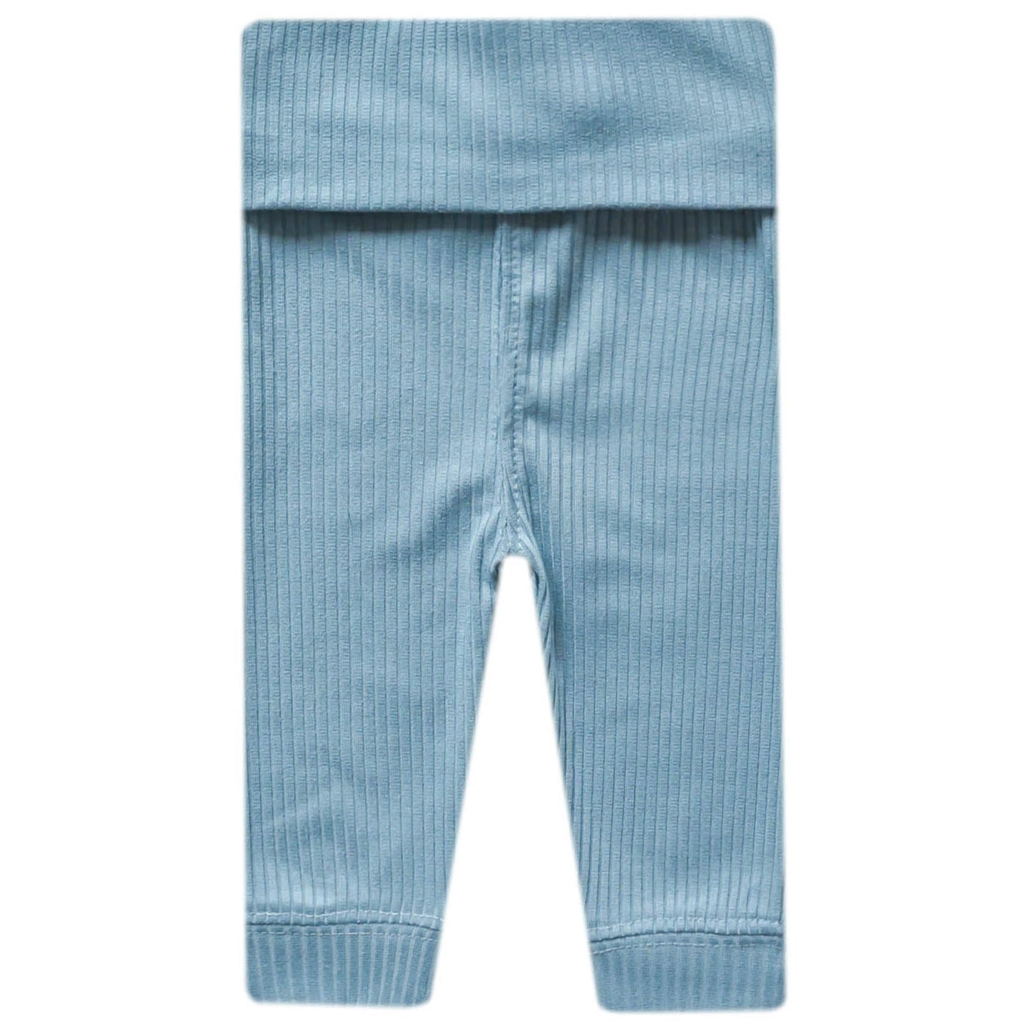 Rib Knit Baby Pants - Atlantic