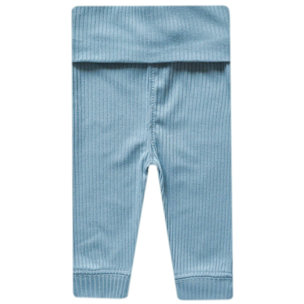 Rib Knit Baby Pants - Atlantic