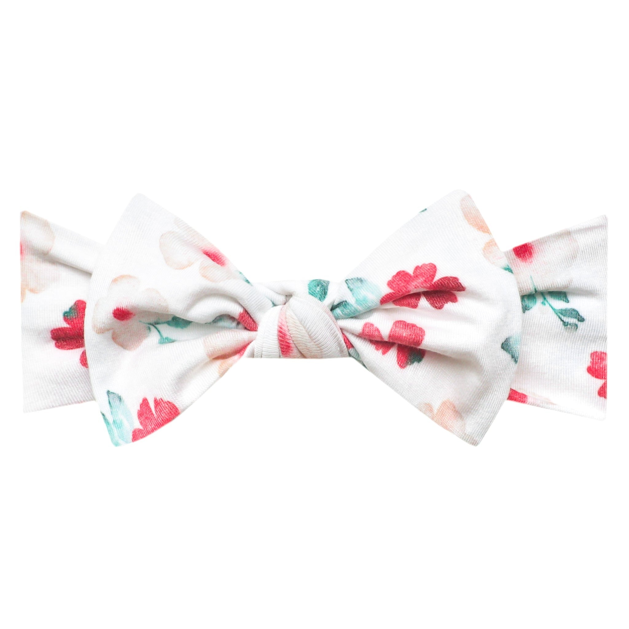 Knit Headband Bow - Noel