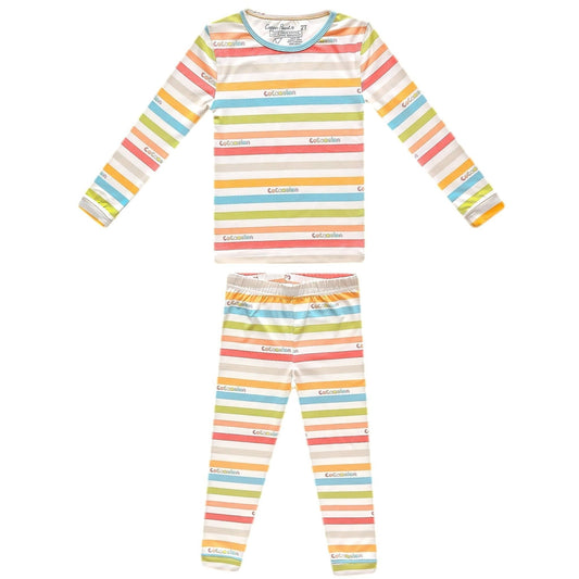 2pc Long Sleeve Pajama Set - CoComelon Stripe