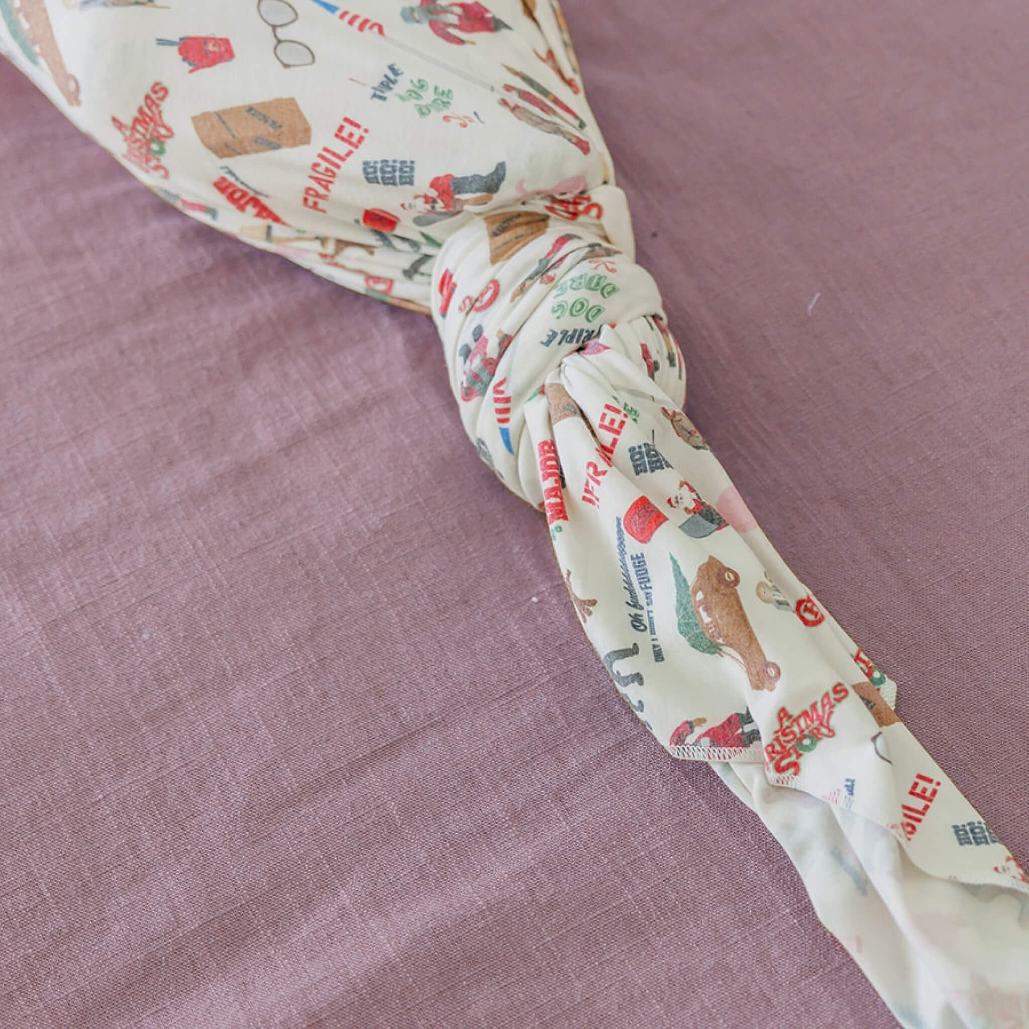 Knit Swaddle Blanket - A Christmas Story