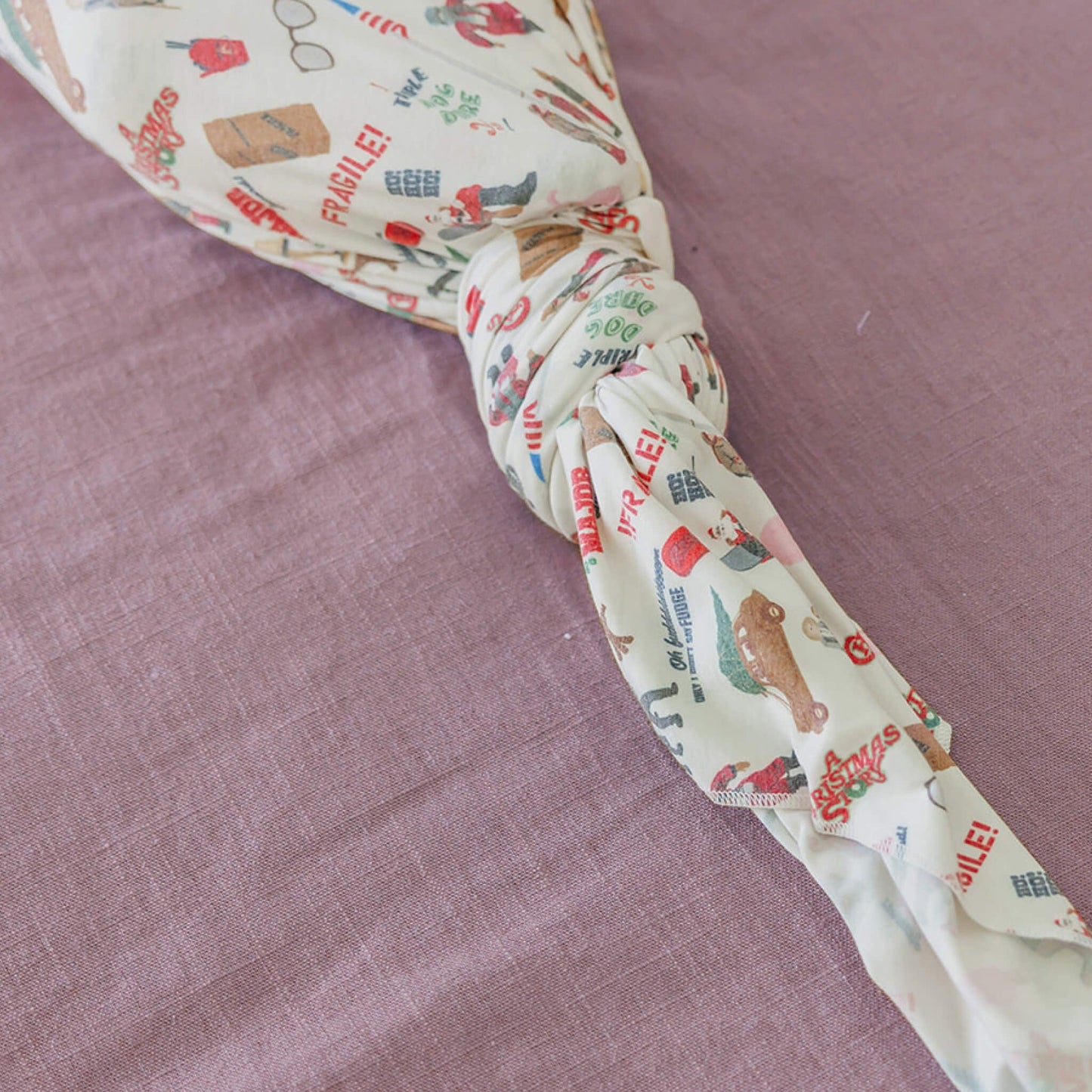 Knit Swaddle Blanket - A Christmas Story