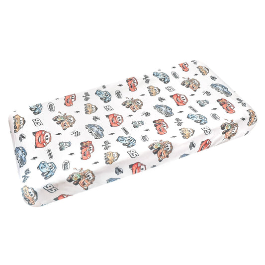 Premium Knit Diaper Changing Pad Cover - Disney Pixar Cars