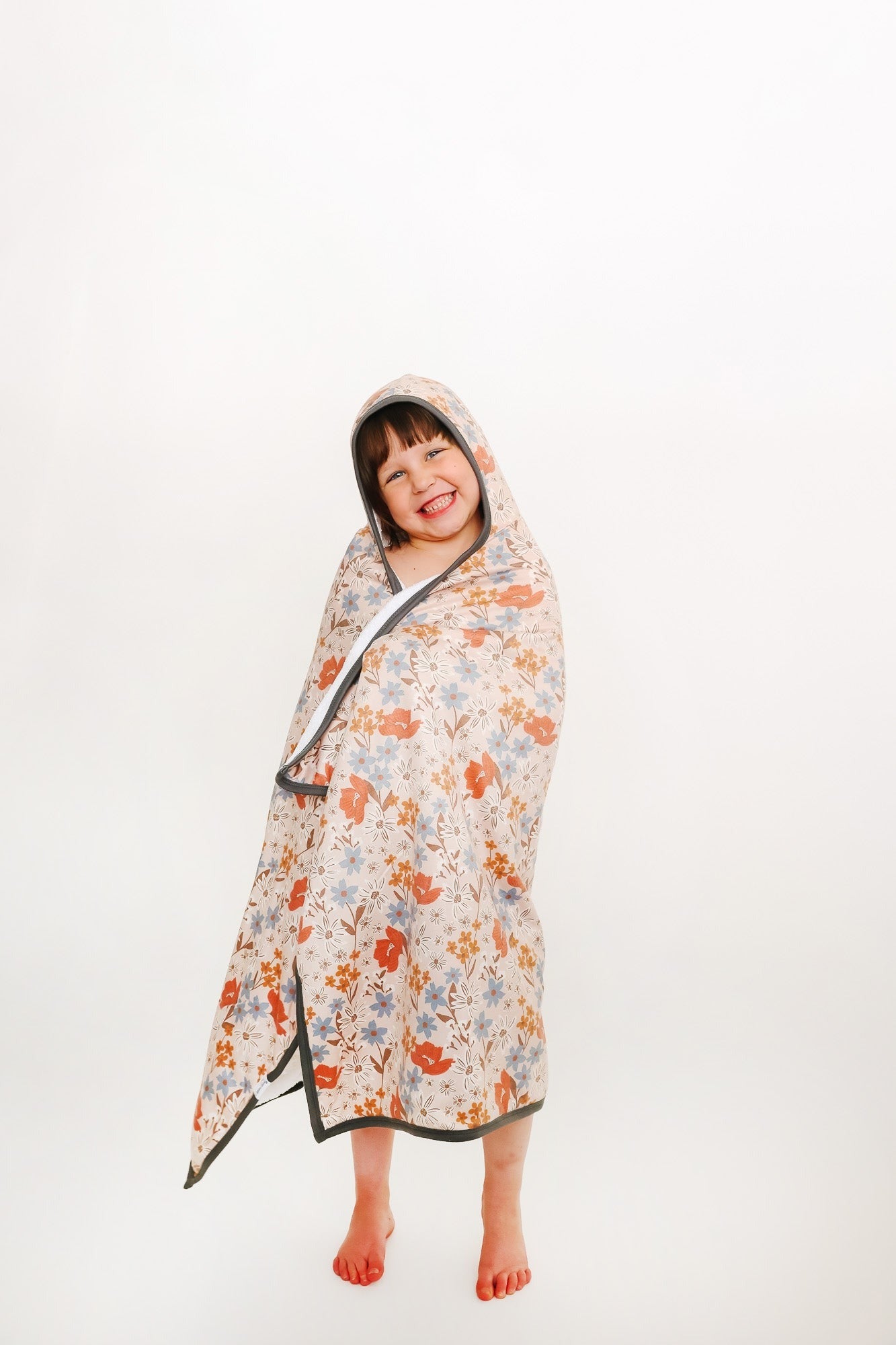 Premium Big Kid Hooded Towel - Eden