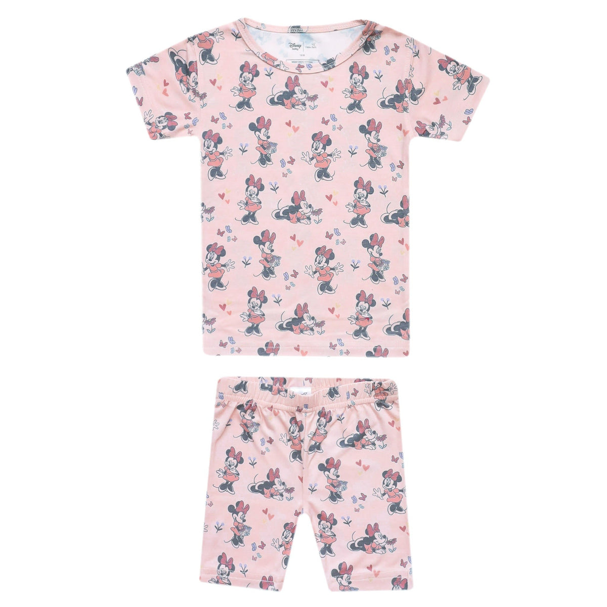 2pc Short Sleeve Pajama Set - Minnie Mouse