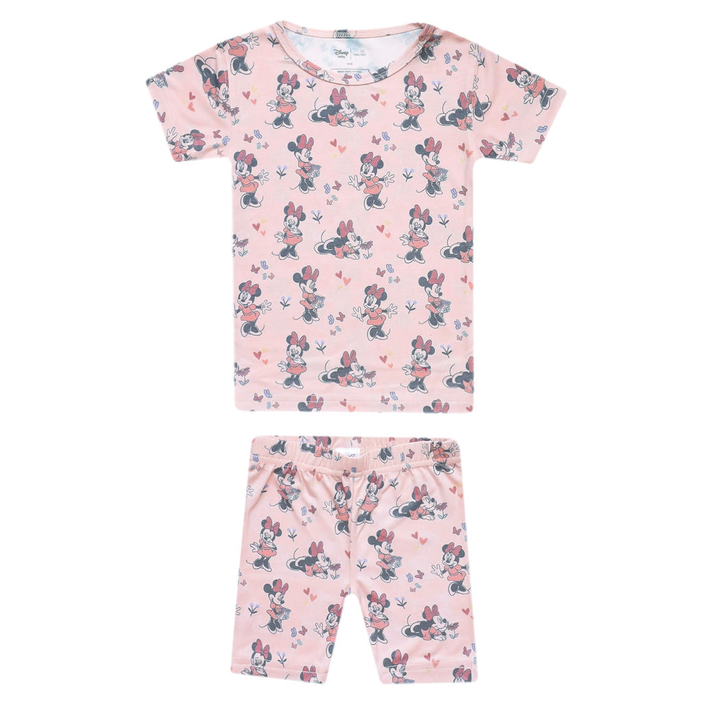 2pc Short Sleeve Pajama Set - Minnie Mouse
