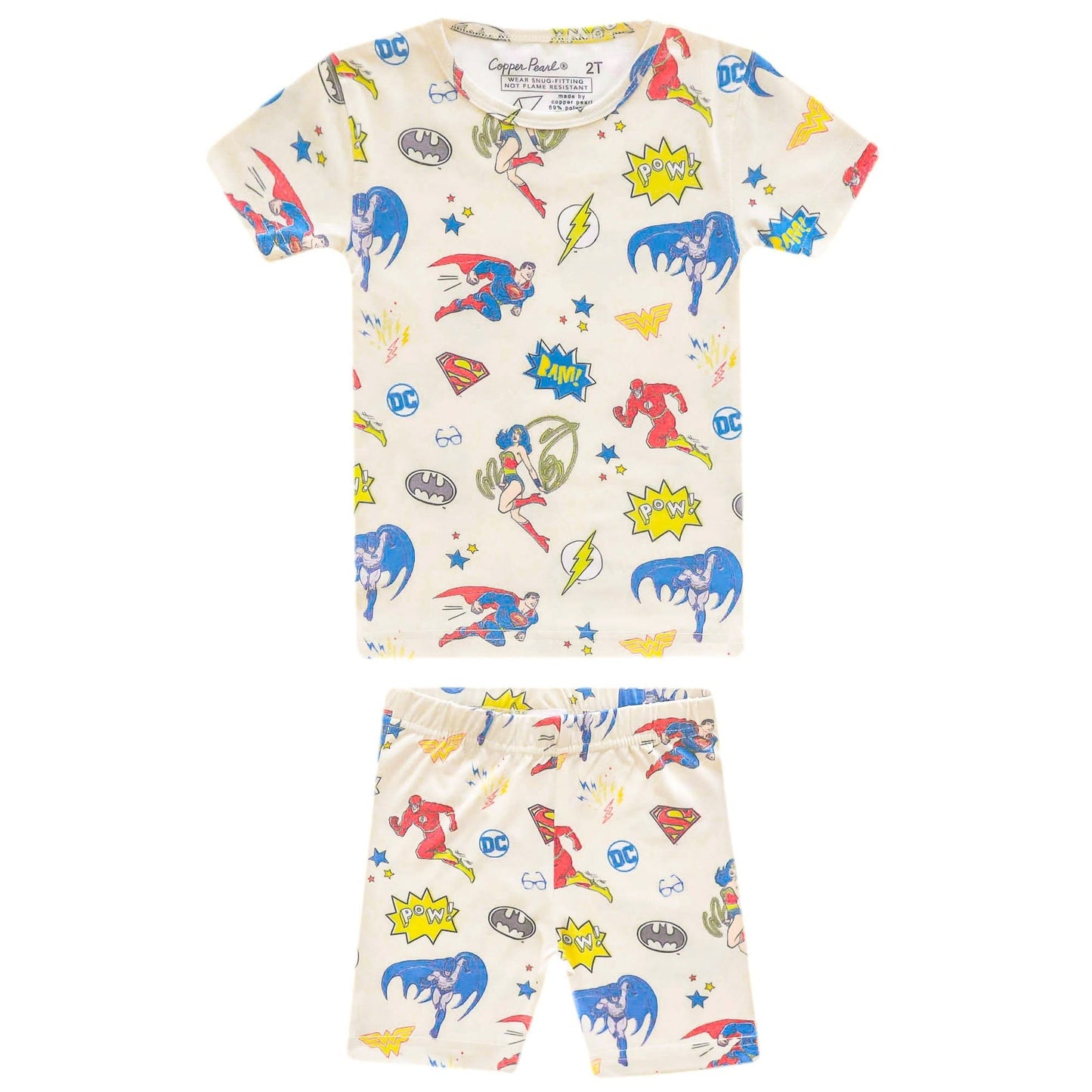 2pc Short Sleeve Pajama Set - Justice League