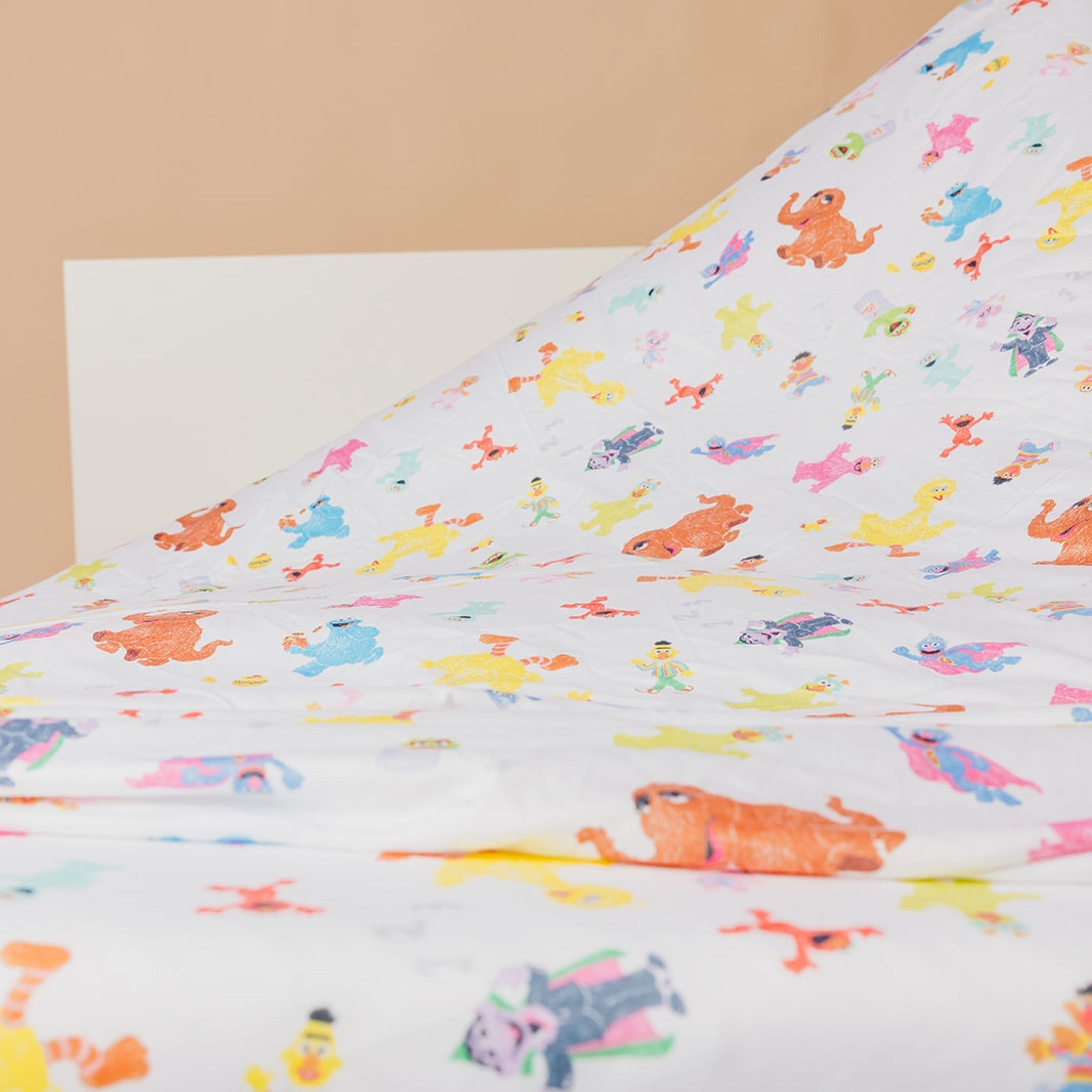 Premium Twin Sheet Set - Sesame Friends