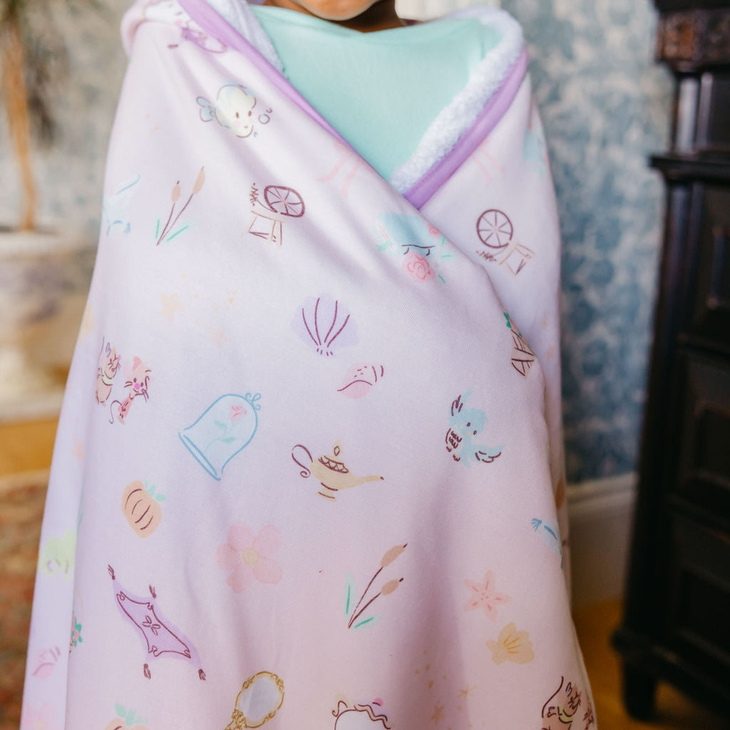 Premium Big Kid Hooded Towel - Enchanted Friends