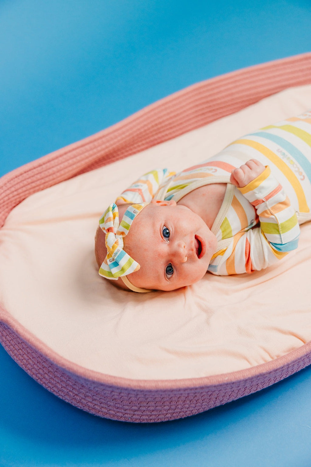 Classic Baby Bow - CoComelon Stripe
