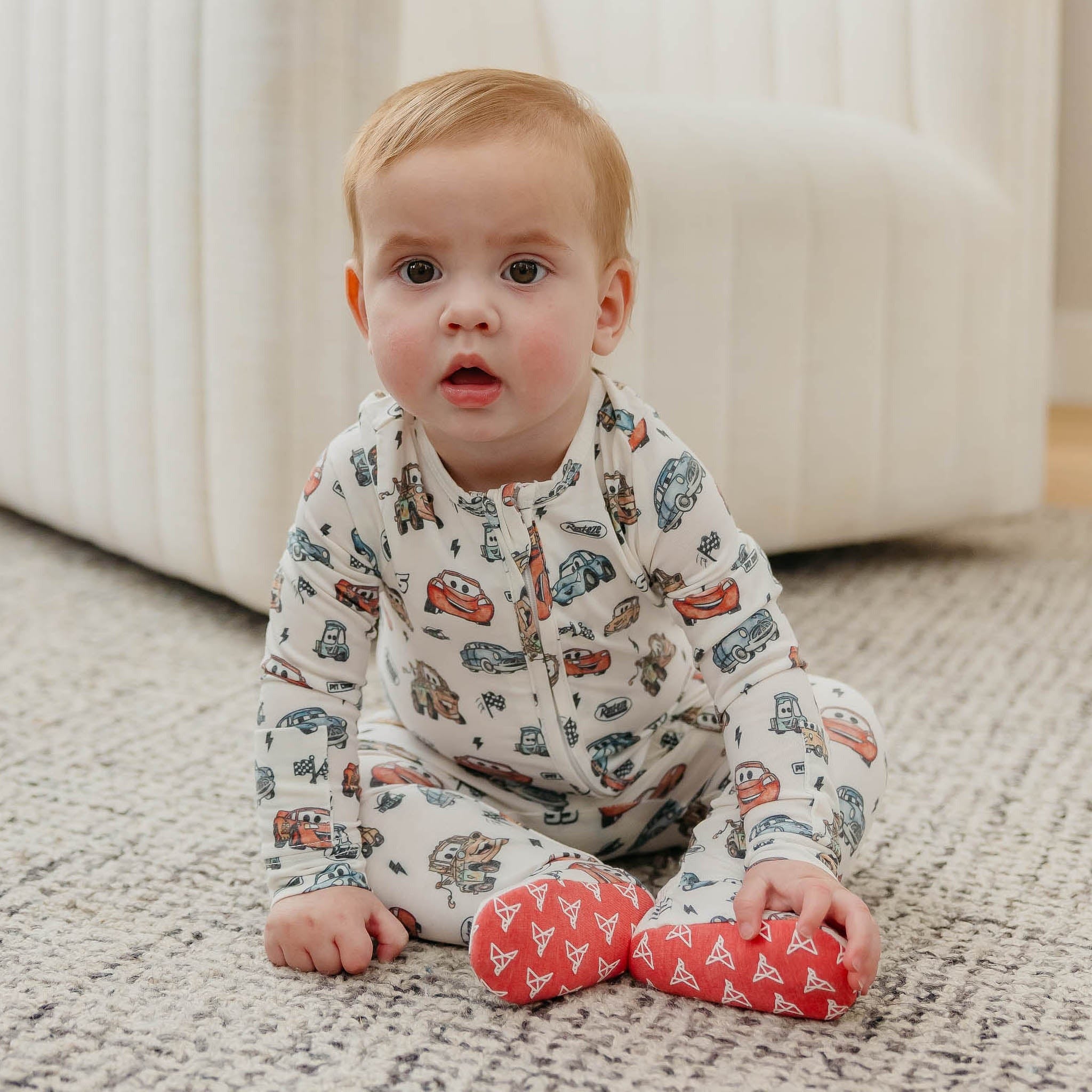 Zip-Up Footie Pajama - Disney Pixar Cars
