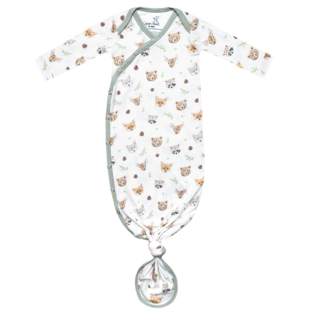 Newborn Knotted Gown - Wilder