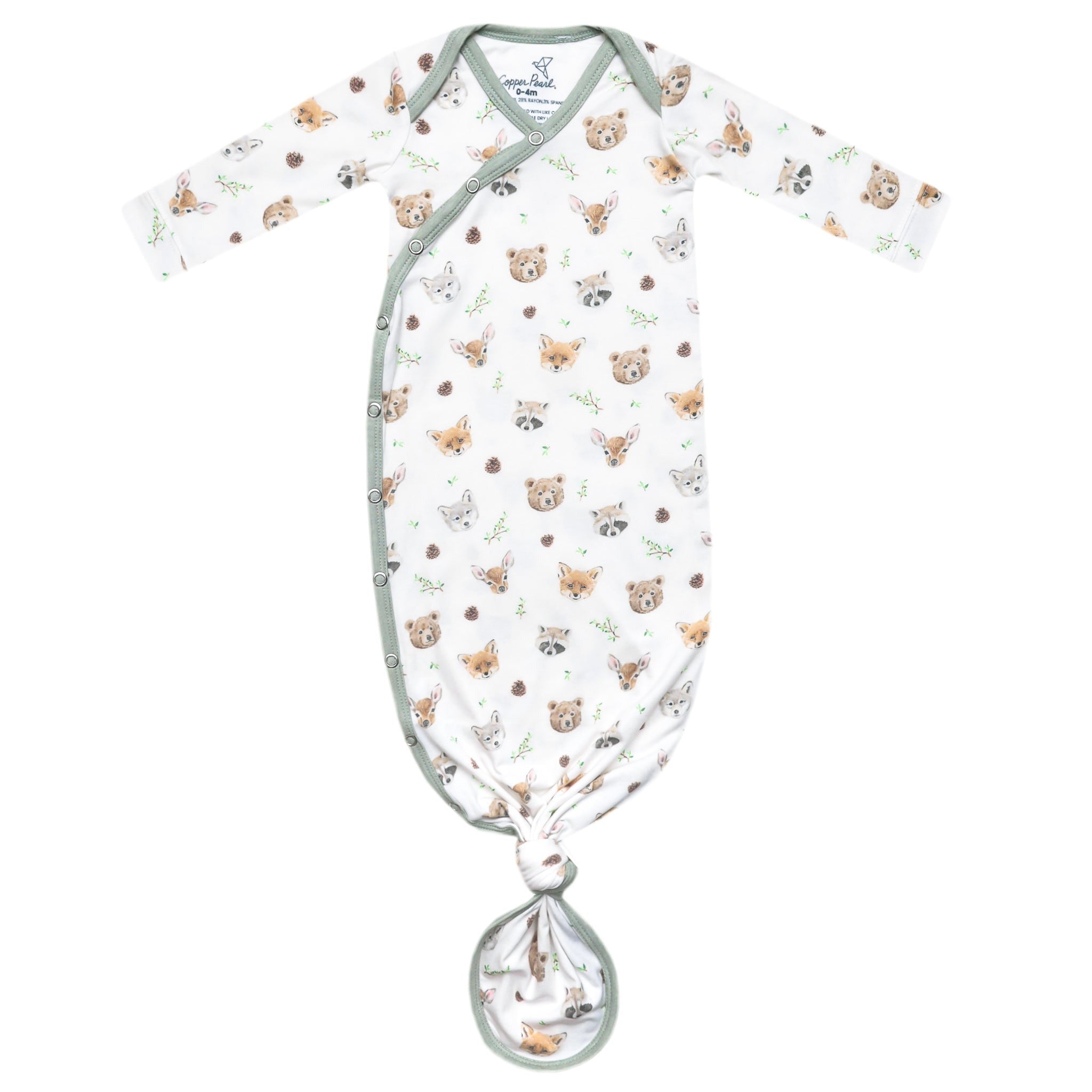 Newborn Knotted Gown - Wilder